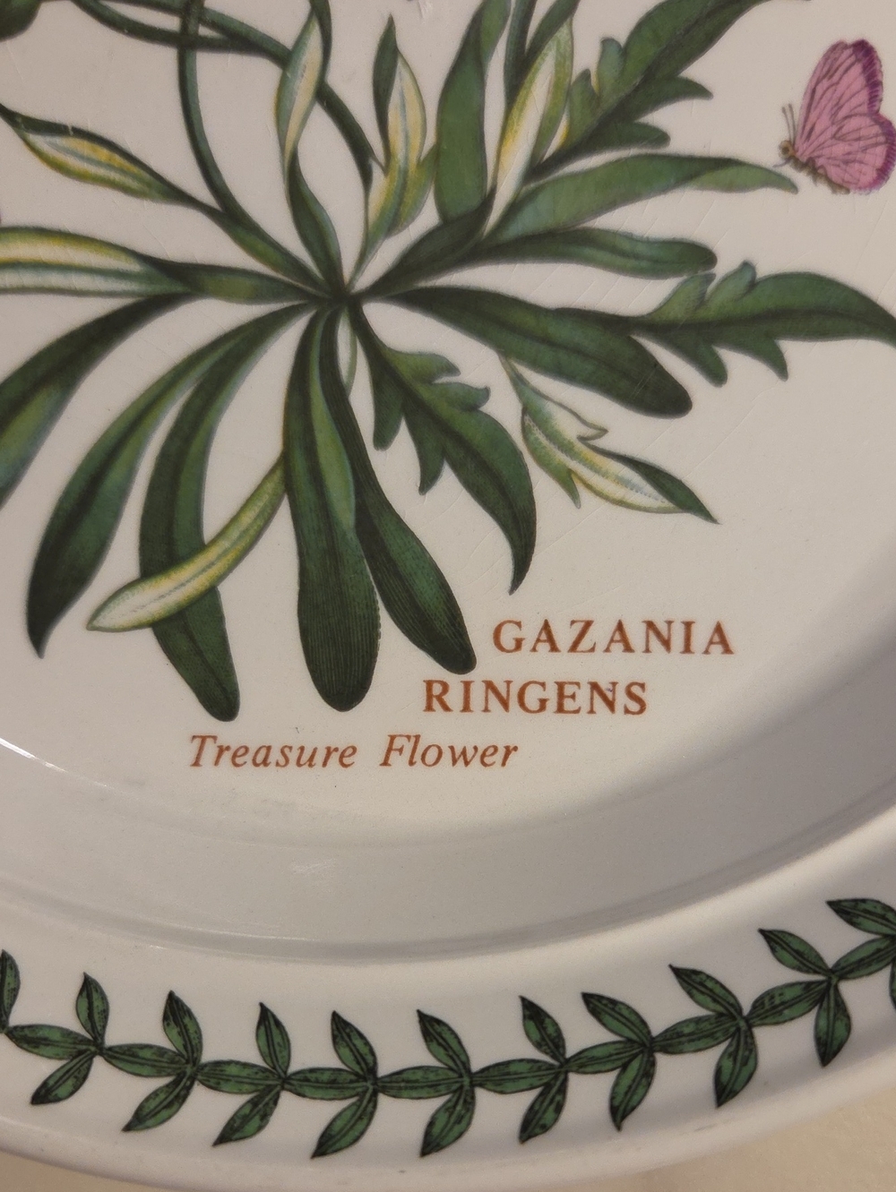 Vintage Portmeirion The Botanic Garden Floral Salad Plates 1972 | Britian Set 4 - Picture 10 of 13